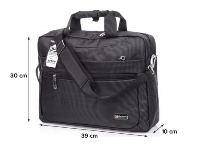 Torba na laptopa 13" - 15,6" cala szara Bag Street - obrazek 7