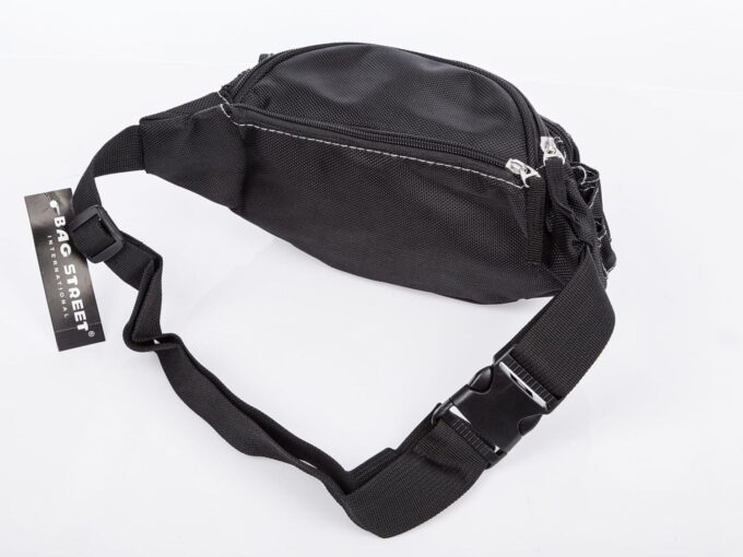 Czarna nerka saszetka męska