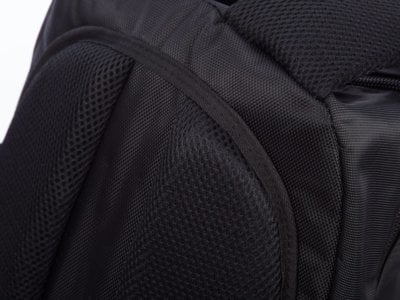 Duży czarny plecak Bag Street z kieszenią na laptopa - obrazek 5