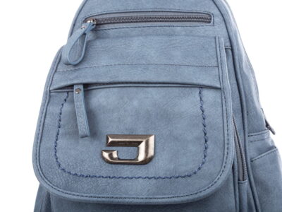 Plecak damski miejski elegancki Jennifer Jones niebieski - obrazek 7