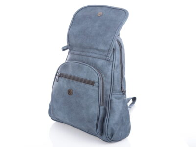 Plecak damski miejski elegancki Jennifer Jones niebieski - obrazek 5