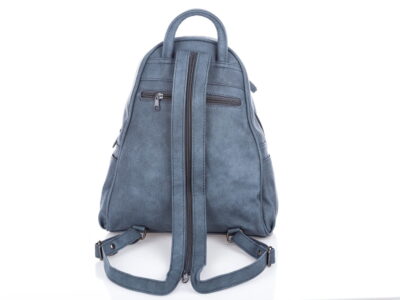 Plecak damski miejski elegancki Jennifer Jones niebieski - obrazek 3