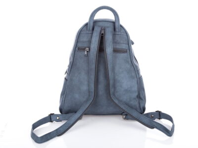 Plecak damski miejski elegancki Jennifer Jones niebieski - obrazek 4