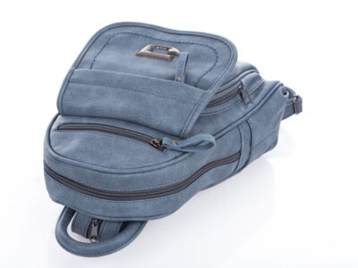 Plecak damski miejski elegancki Jennifer Jones niebieski - obrazek 6