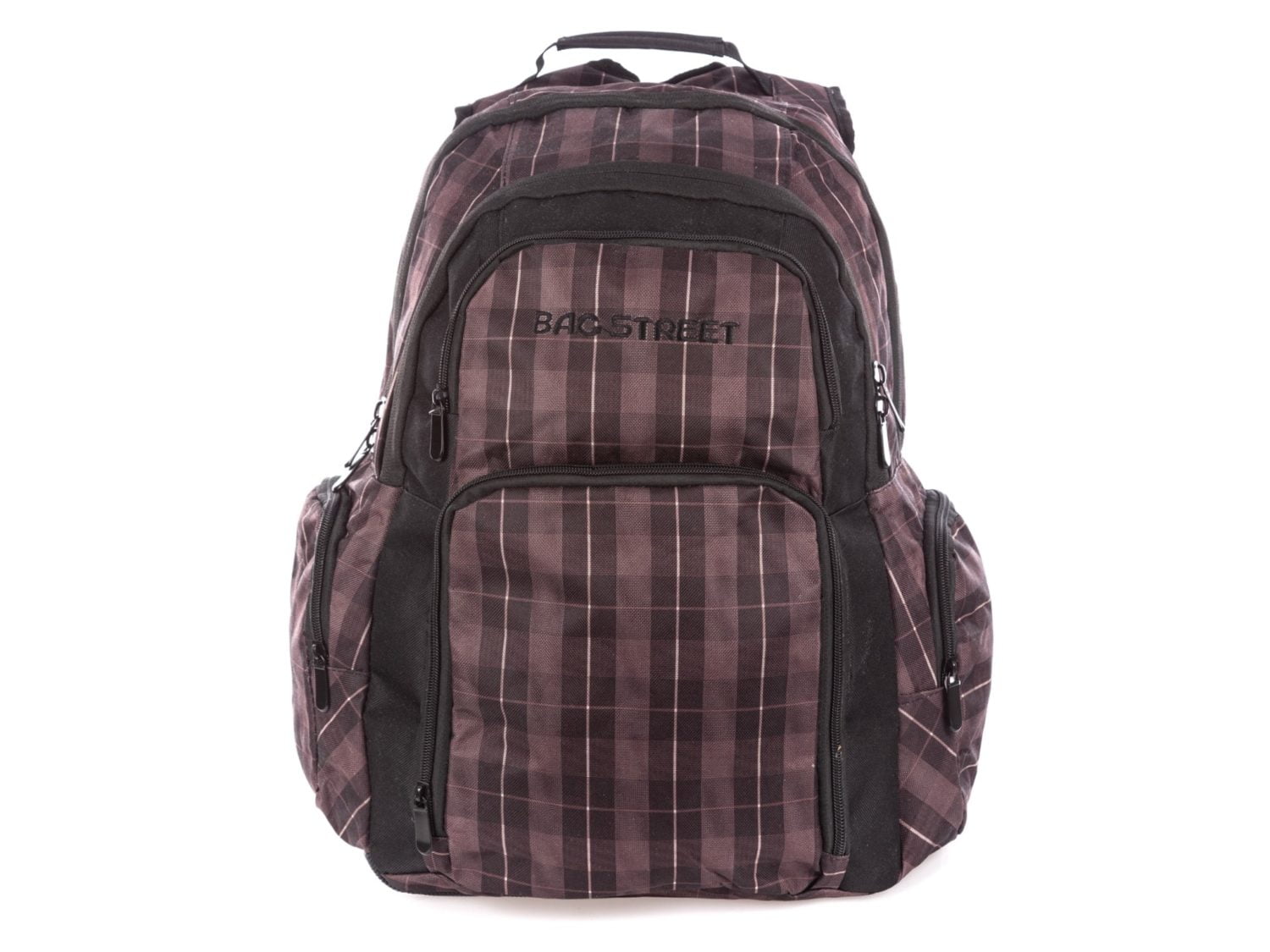 Brązowo czarny plecak szkolny