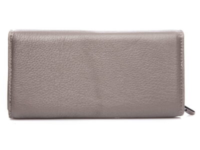 Gładka skóra naturalna z tyłu portfela