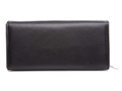 Skóra naturalna matowa z tyłu portfela