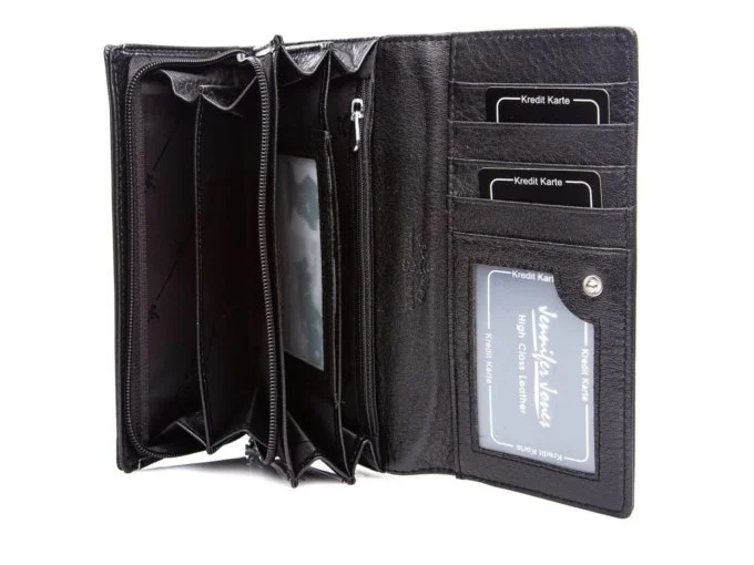 Kieszonki w środku portfela