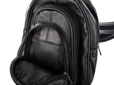 Plecak damski czarny ze skóry naturalnej Bag Street - obrazek 9