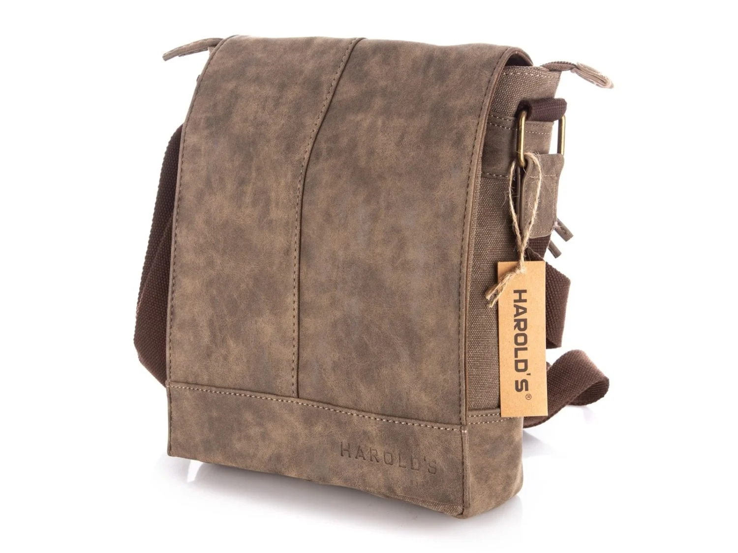 Model z klapką brązowy Harold's