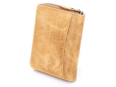 Jasno brązowy portfel męski WILD