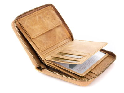 Dwie przegrody na banknoty