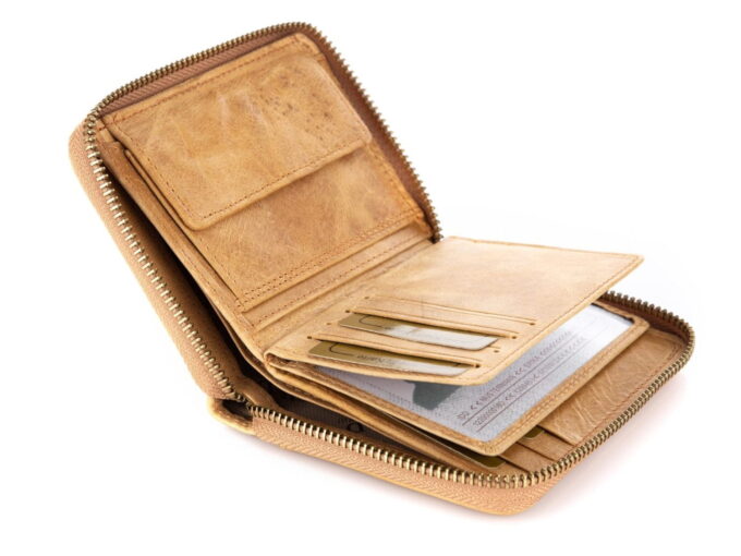 Dwie przegrody na banknoty