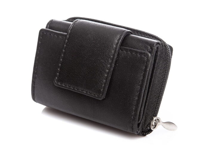 Malutki portfel kieszonkowy czarny