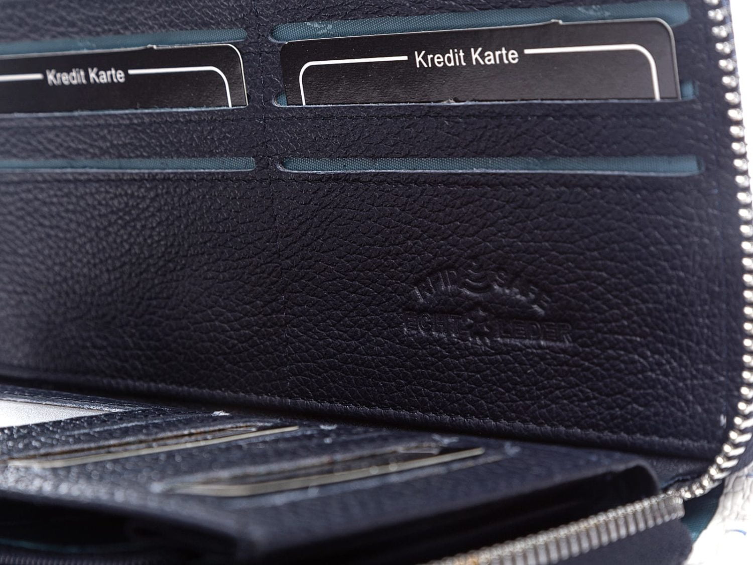 Znaczek RFID Safe, Echt leder