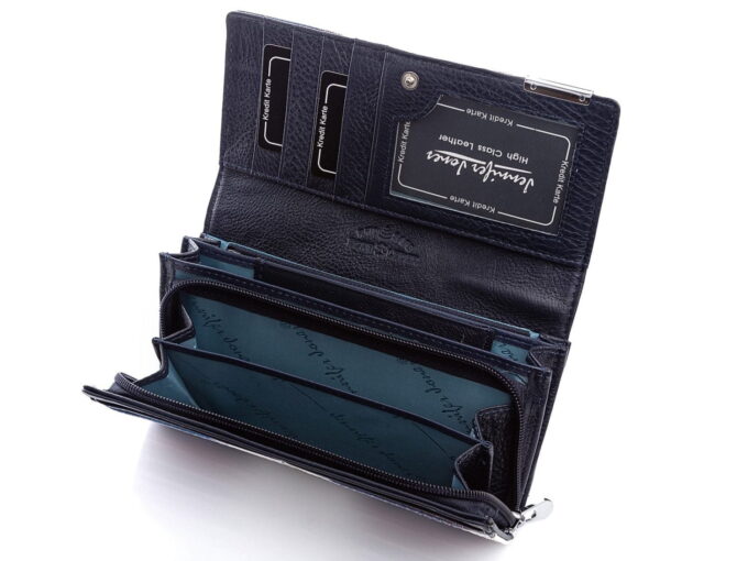 Kieszeń na monety dzielona na dwa