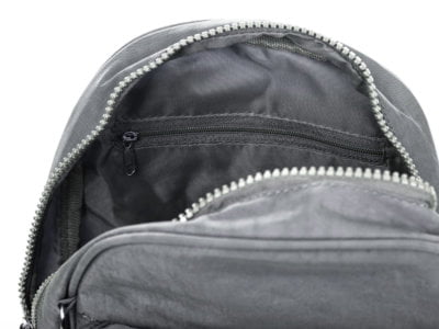 Lekki plecak damski miejski kreszowy Bag Street szary - obrazek 8