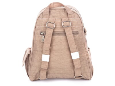 Lekki plecak damski miejski kreszowy Bag Street beżowy - obrazek 3