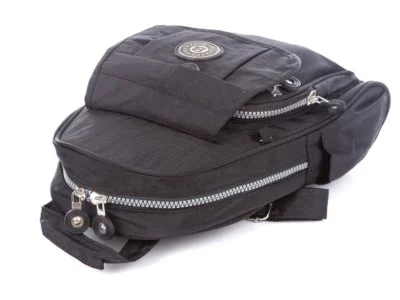 Lekki plecak damski miejski kreszowy Bag Street czarny - obrazek 6