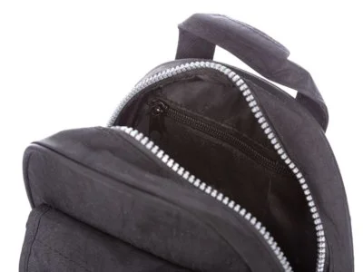 Lekki plecak damski miejski kreszowy Bag Street czarny - obrazek 7