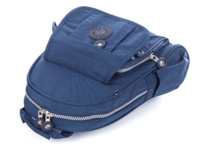 Lekki plecak damski miejski kreszowy Bag Street granatowy - obrazek 5
