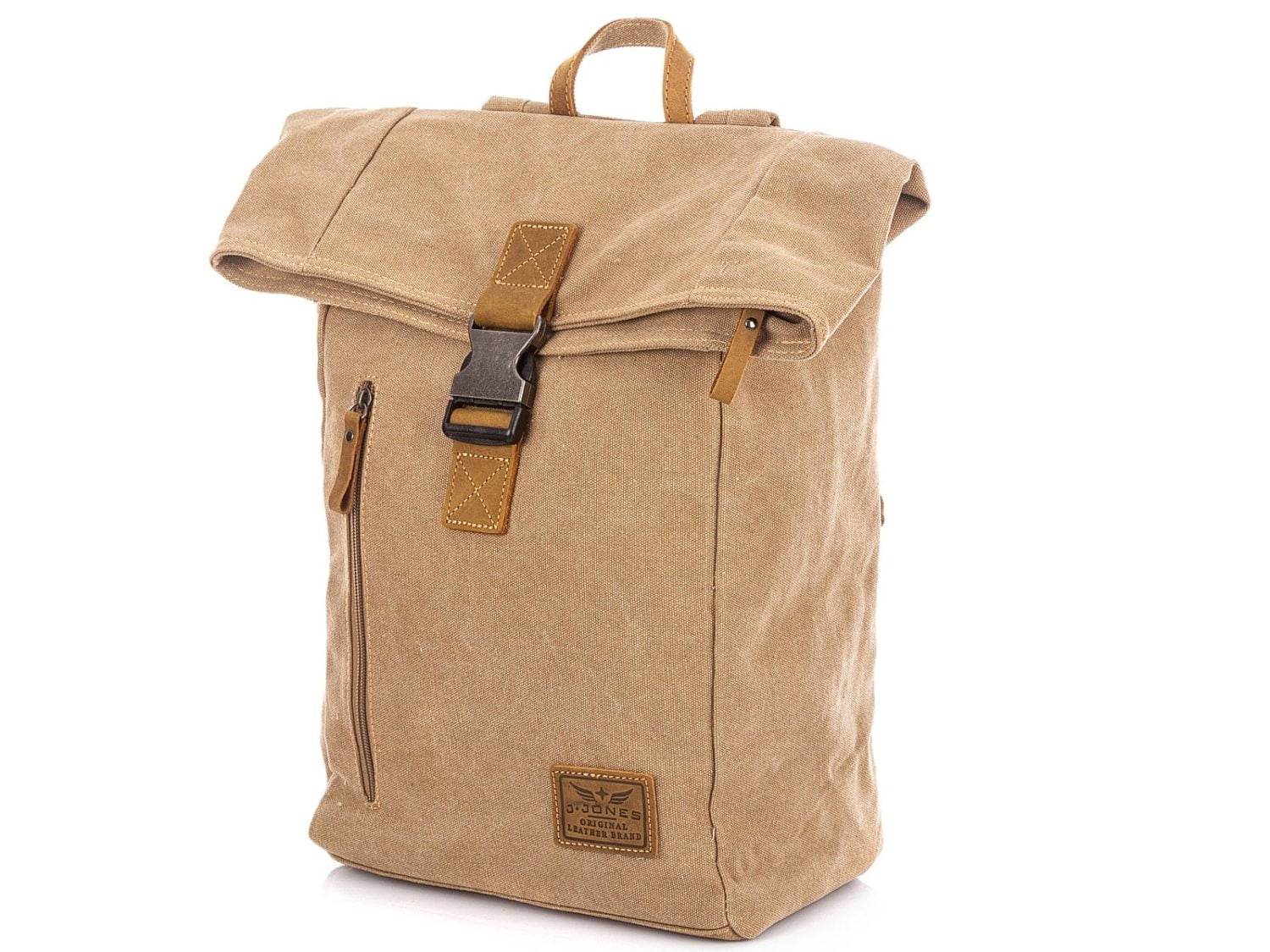 Beżowy plecak J Jones z canvasu
