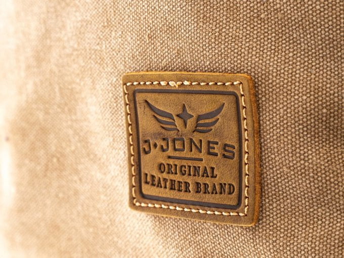 Znaczek skórzany J Jones Original Leather Brand
