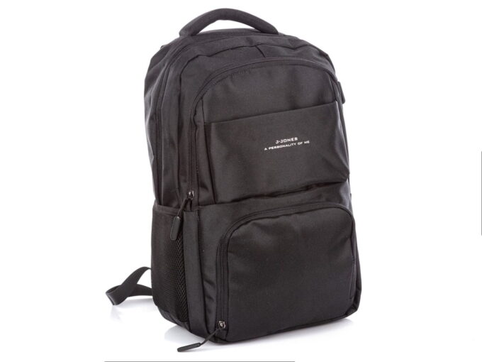 Plecak biznesowy czarny J Jones z portem USB