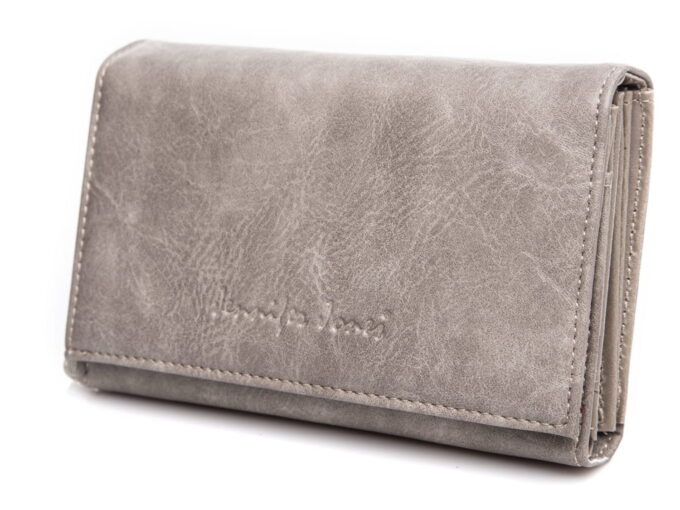Podłużny portfel szary Jennifer Jones