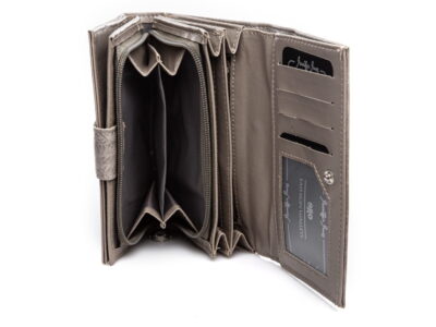 Duża kieszeń na monety zapinana na suwak