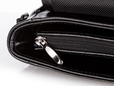 Metalowy i chromowany suwak zamka błyskawicznego do komory głównej