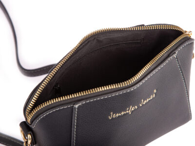 Mała czarna torebka wieczorowa Jennifer Jones - obrazek 5