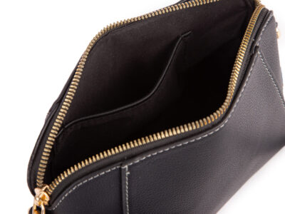 Mała czarna torebka wieczorowa Jennifer Jones - obrazek 6