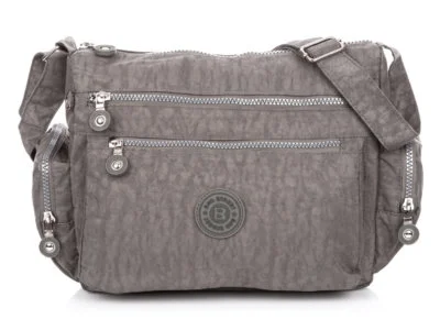 Szara duża torba materiałowa Bag Street