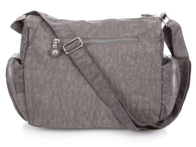 Duża lekka torba materiałowa Bag Street szara - obrazek 4