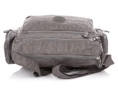 Duża lekka torba materiałowa Bag Street szara - obrazek 5