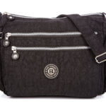 Czarna duża lekka torba materiałowa Bag Street