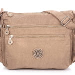 Duża materiałowa beżowa torba Bag Street