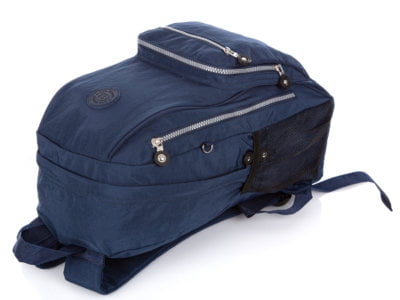 Duży materiałowy plecak turystyczny Bag Street granatowy - obrazek 6