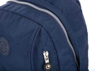 Duży materiałowy plecak turystyczny Bag Street granatowy - obrazek 7