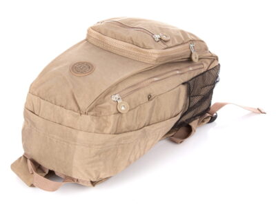 Duży materiałowy plecak turystyczny Bag Street beżowy - obrazek 6