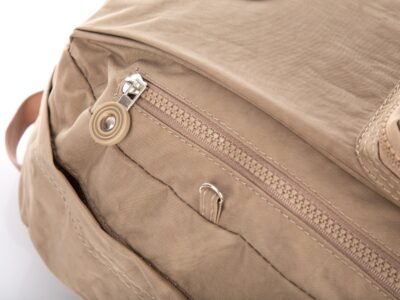 Duży materiałowy plecak turystyczny Bag Street beżowy - obrazek 7