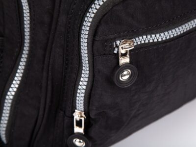 Duży materiałowy plecak turystyczny Bag Street czarny - obrazek 8