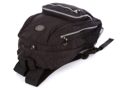 Duży materiałowy plecak turystyczny Bag Street czarny - obrazek 5