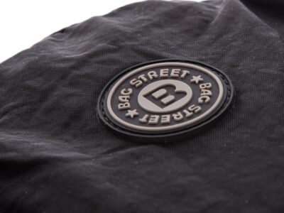 Duży materiałowy plecak turystyczny Bag Street czarny - obrazek 7