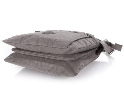 Lekka prostokątna torebka damska materiałowa Bag Street szara - obrazek 6