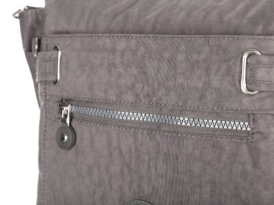 Lekka prostokątna torebka damska materiałowa Bag Street szara - obrazek 7