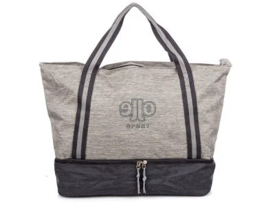 Duża sportowa torba na siłownię szara Jennifer Jones
