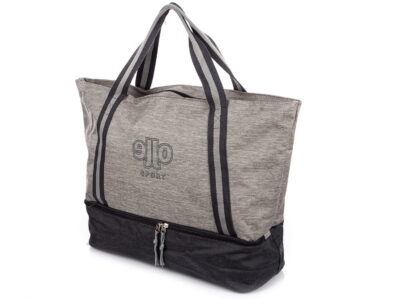 Duża torba sportowa na siłownię szara Jennifer Jones - obrazek 3