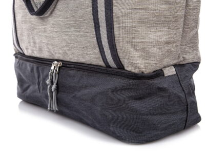 Duża torba sportowa na siłownię szara Jennifer Jones - obrazek 6